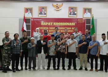 KPU Seruyan Gelar Rakor Persiapan Pendaftaran Paslon Kepala Daerah 2024