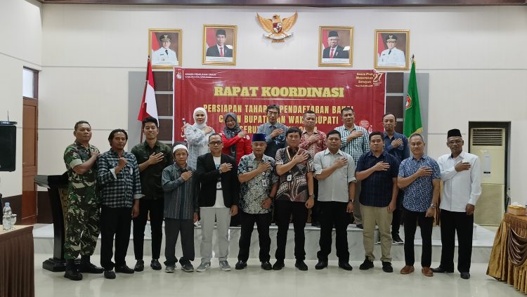 KPU Seruyan Gelar Rakor Persiapan Pendaftaran Paslon Kepala Daerah 2024