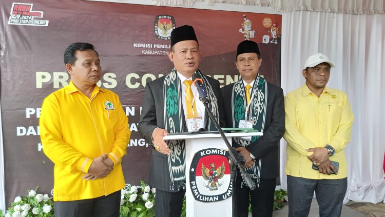 Serius Maju di Pilkada, Pasangan Wanda – Supian Resmi Daftar di KPU Seruyan