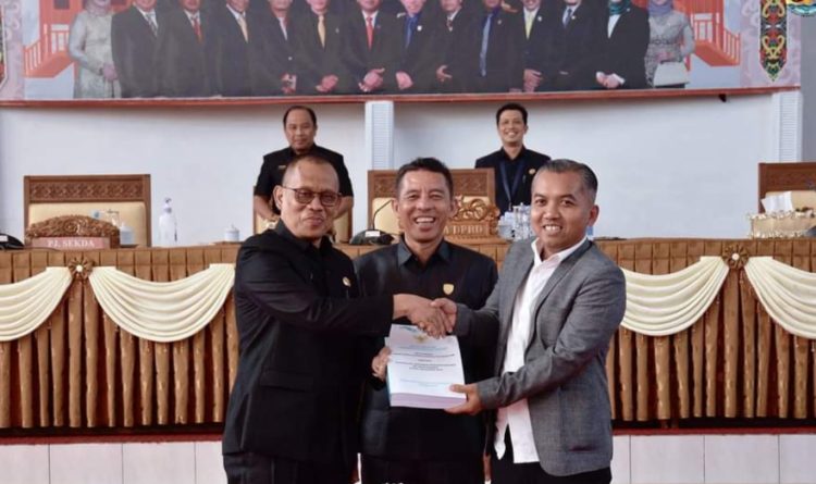 DPRD Gelar Paripurna Penyampaian Raperda Perubahan APBD Seruyan 2024