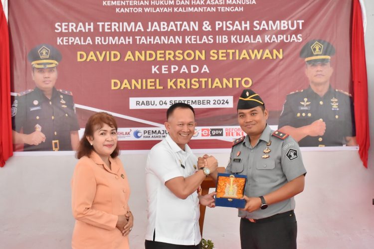 Sekda Kapuas Hadiri Sertijab dan Pisah Sambut Kepala Rutan Kelas IIB Kapuas