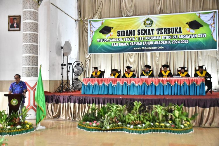 Wisuda Angkatan XXVI STAI Kapuas di Ikuti 168 Mahasiswa Program Studi PAI 