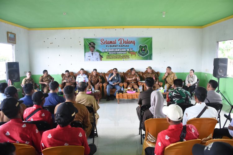 Pj Bupati Kapuas Kunker dan Tinjau Langsung Insfrastruktur Desa Rawa Subuh