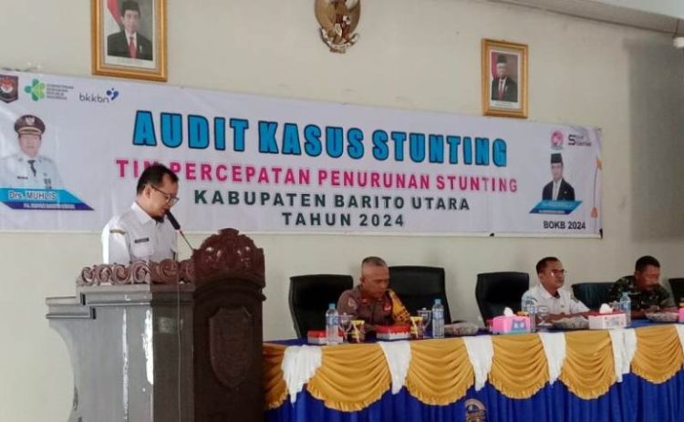 Disdalduk KB dan P3A Barut Gelar Audit Kasus Stunting
