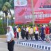 Dharma Wanita Kesatuan Barut Laksanakan Senam Pagi Bersama