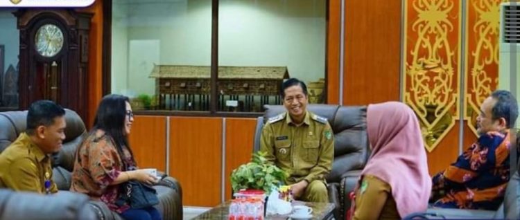Pj Bupati Barut Terima Kunker dari Kantor Regional Badan Kepegawaian Negara Banjarbaru 