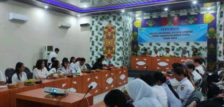 Pemkab Barut Gelar Rapat Pertemuan Evaluasi Intervensi Spesifik Stunting 2024