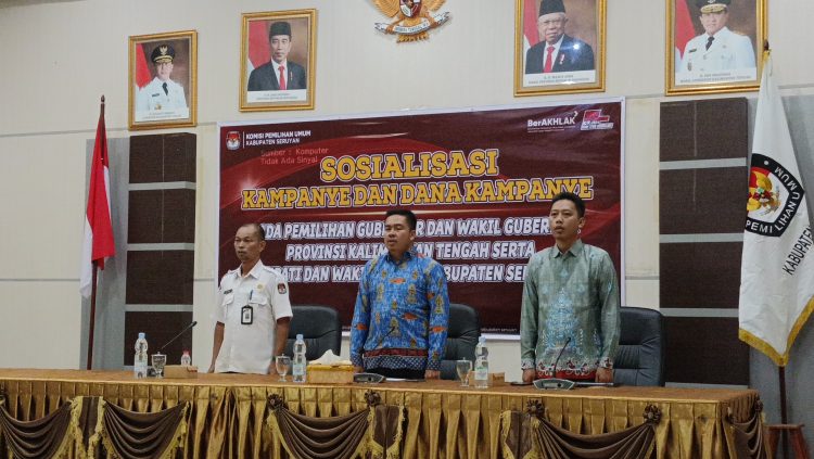 KPU Seruyan Sosialisasikan Pelaksanaan Kempanye dan Dana Kempanye Pilkada 2024