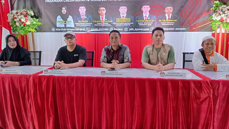 KPU Resmi Tetapkan Empat Paslon Akan Bertarung di Pilkada Seruyan