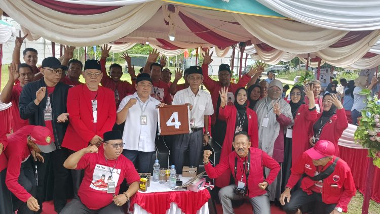 Dapat Nomor Urut 4, Pajri-Totok Harapkan Nomor 4 Bawa Keberkahan