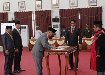 Pimpinan Definitif DPRD Seruyan Periode 2024-2029 Dilantik