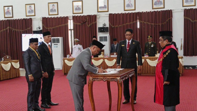 Pimpinan Definitif DPRD Seruyan Periode 2024-2029 Dilantik