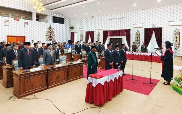 Pimpinan DPRD Masa Jabatan 2024-2029 Dilantik