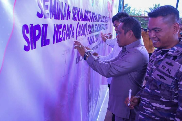 Waket I DPRD Seruyan Hadiri Seminar dan Ikrar Netralitas ASN