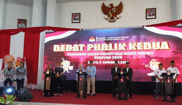 Empat Paslon Pilkada Seruyan Ikuti Debat Publik Kedua