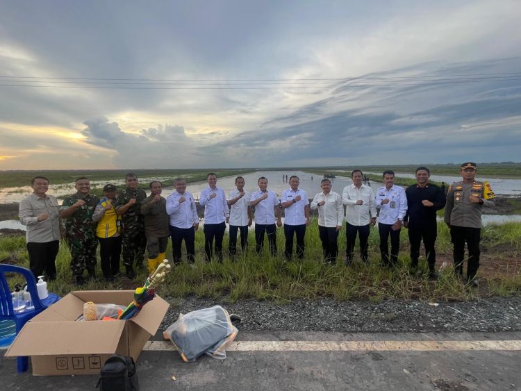Staf Khusus Kementerian Imi-Pas Monitoring Lokasi Brigade Pangan Rutan Kapuas