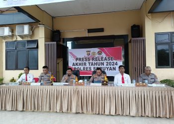 Polres Seruyan Berhasil Ungkap Ratusan Kasus Selama Tahun 2024