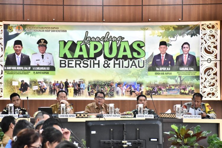 Pj Bupati Pimpin Rapat Pelaksanaan Launching Kapuas Bersih dan Hijau