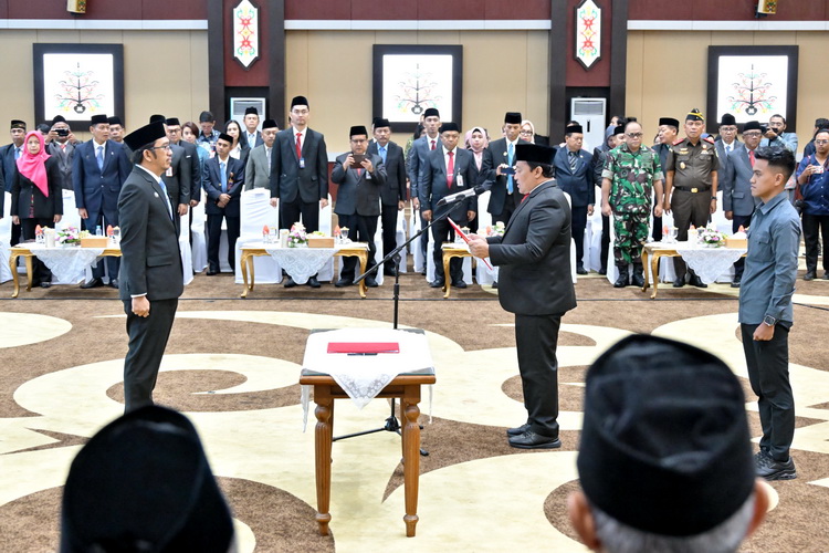 Hadiri Pengukuhan Kepala Perwakilan BPKP, Kepala Bapperida Prov.Kalteng Berharap BPKP Dapat Bersinergi Dalam Penyelenggaraan Pemerintahan dan Pembangunan