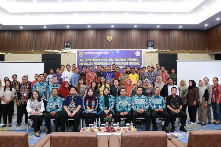 Dinas PMD Prov. Kalteng Laksanakan Bimtek Profil Desa/Kelurahan dan Evaluasi Perkembangan Desa/Kelurahan