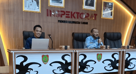 Inspektur Daerah Prov. Kalteng Pimpin Rakor Tim Pencegahan Korupsi MCP KPK Tahun 2025