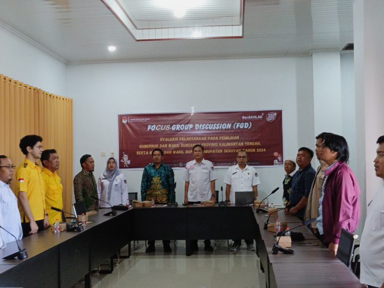 KPU Seruyan Gelar FGD Evaluasi Pilkada 2024 Guna Wujudkan Pilkada Mendatang Lebih Baik Lagi