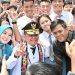 Antusiasme Ratusan Siswa dan Mahasiswa Sambut Gubernur Baru Kalteng, Agustiar Sabran dan Edy Pratowo