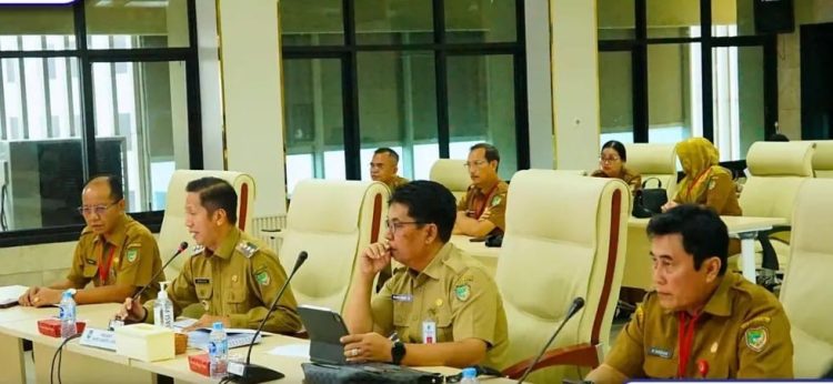 Pj Bupati Barut Paparkan Capaian Kinerja dalam LPJ Triwulan I di Kemendagri