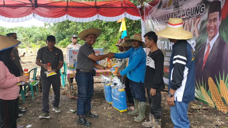 Kolaborasi Polsek Teweh Tengah dan PT MPG Dukung Program Nasional Tanam Jagung Serentak 1 Juta Hektar