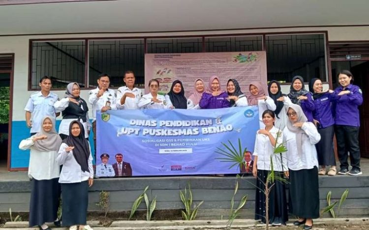 Dinas Pendidikan Barut Sosialisasi GSS dan Pembinaan UKS di SDN 1 Benao Hulu