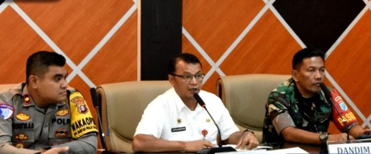Pemkab Barut Rapat melalui Zoom Meeting Bersama Wamendagri Kesiapan Pendanaan PSU Hasil Putusan MK