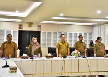 Sekda Kapuas, Ikuti Virtual Entry Meeting Pemeriksaan LKPD oleh BPK RI
