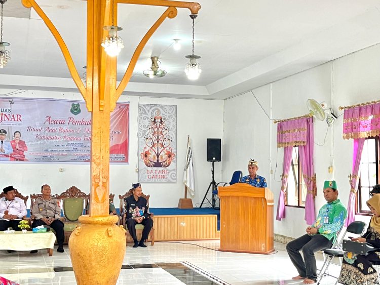Pemkab Kapuas Gelar Acara Pembukaan Ritual Balian dan Mamapas Lewu Tahun 2025