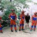 Masuk Pekarangan Warga, Ular king Cobra di Evakuasi Disdamkarmat Barut