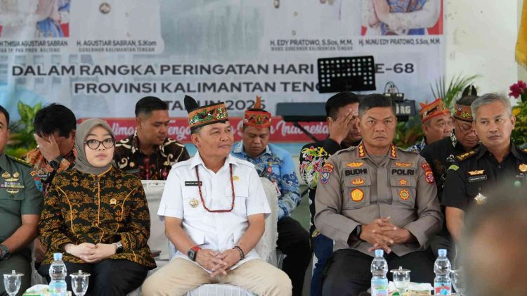 Dinsos Prov.Kalteng Perkuat Kepedulian Sosial Melalui Anjangsana Peringati Hari Jadi ke-68 Prov. Kalteng di Hadiri Langsung Gubernur Kalteng
