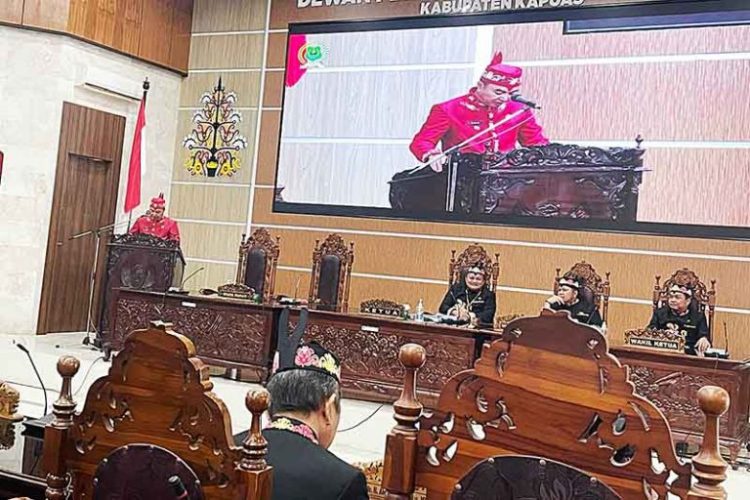 DPRD Kapuas Gelar Rapur Peringatati Harjad dan HUT Pemkab Kapuas 