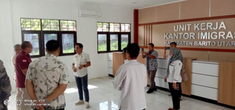 Kadis Nakertranskop UKM  dan Asisten Sekda Barut Terima Kunker dari Kakanwil Imigrasi Kalteng