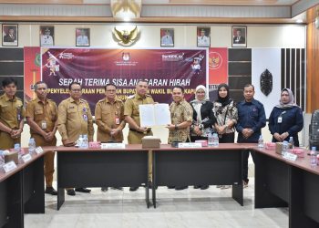 Pemkab Kapuas Terima Sisa Anggaran Pilkada Tahun 2024