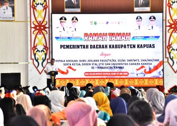 Wabup Hadiri Ramah Tamah Dengan Para Tenaga Pendidik se Kabupaten Kapuas