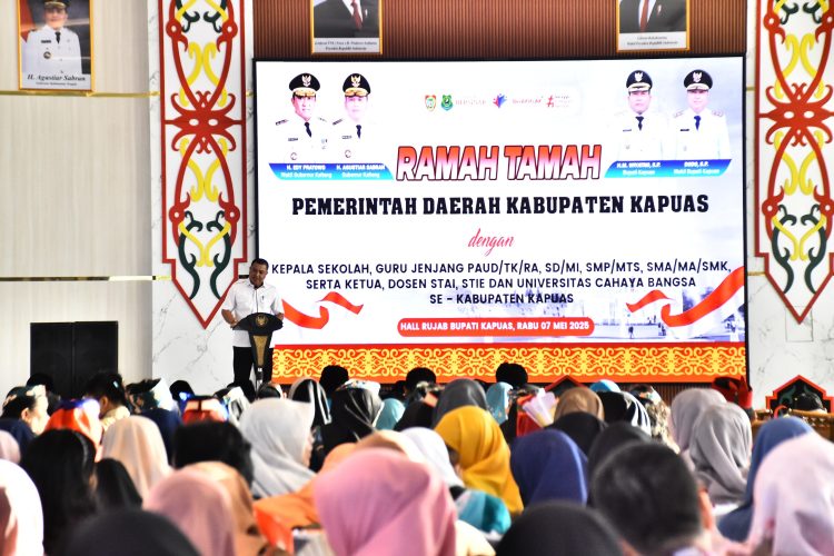 Wabup Hadiri Ramah Tamah Dengan Para Tenaga Pendidik se Kabupaten Kapuas