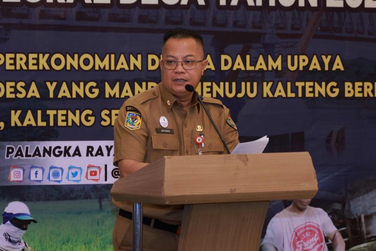 Kadis PMD Prov.Kalteng Buka Pelatihan Unit Usaha BUMDes Berbasis Potensi Lokal Tahun 2025 