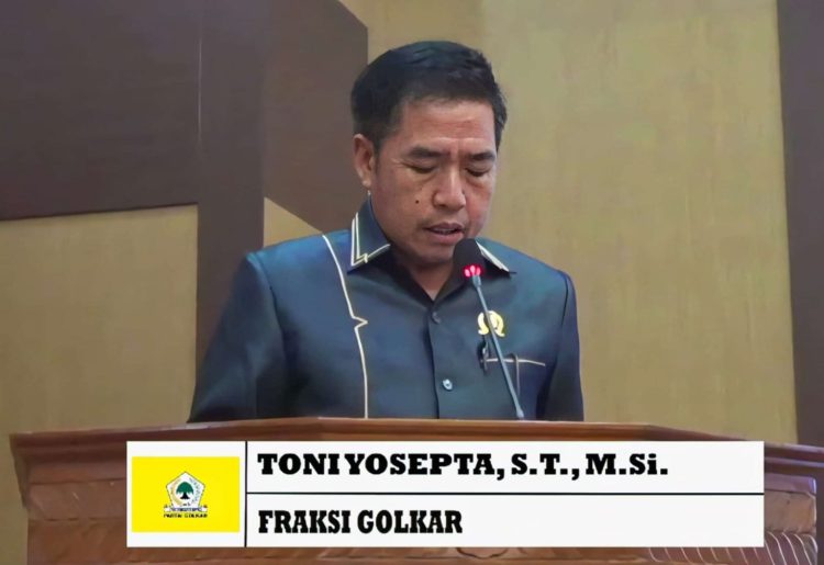 Fraksi Golkar Setujui Empat Raperda yang Ditetapkan Jadi Perda
