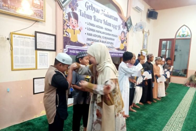 Meriahkan 10 Muharram 1446 H, PHBI dan Majelis Ta’lim Rijalul Amanah Gelar Lomba Islami Seperti Lomba Adzan dan Surah Pendek
