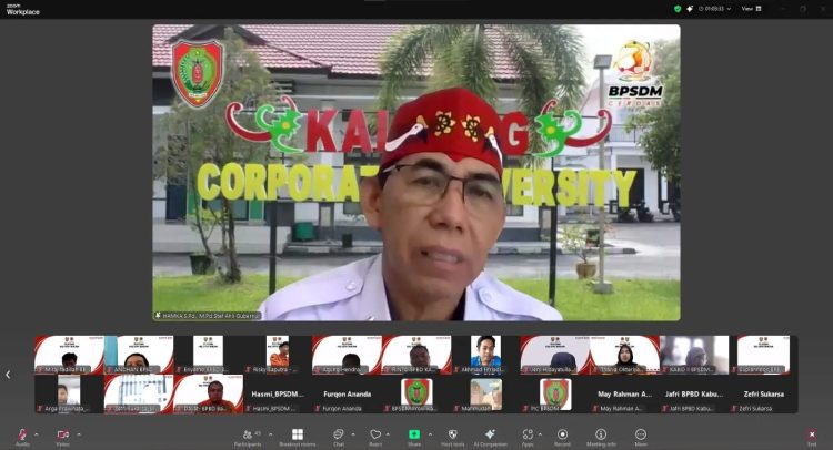 BPSDM Kalteng Gelar Pelatihan Kaji Cepat Bencana,ASN Didorong Lebih Sigap dan Profesional