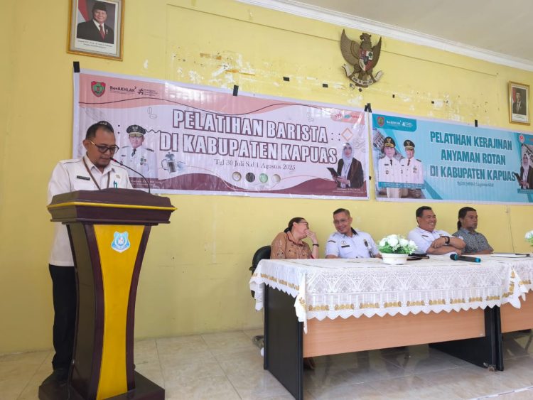 Dinas Dagperin Prov. Kalteng Adakan Pelatihan Industri Kecil Menengah