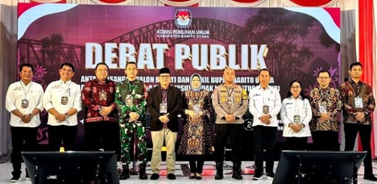 Ketua DPRD Barut Hadiri Debat Publik Pasangan Calon Bupati dan Wakil Bupati