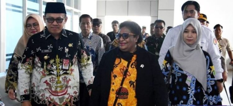 Pj Bupati Barut Beserta Jajarannya Sambut Kedatangan Wamendagri