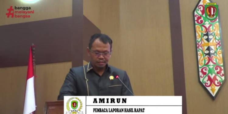 Banggar DPRD Katingan Soroti Realisasi APBD 2024 dan Beri Sejumlah Rekomendasi