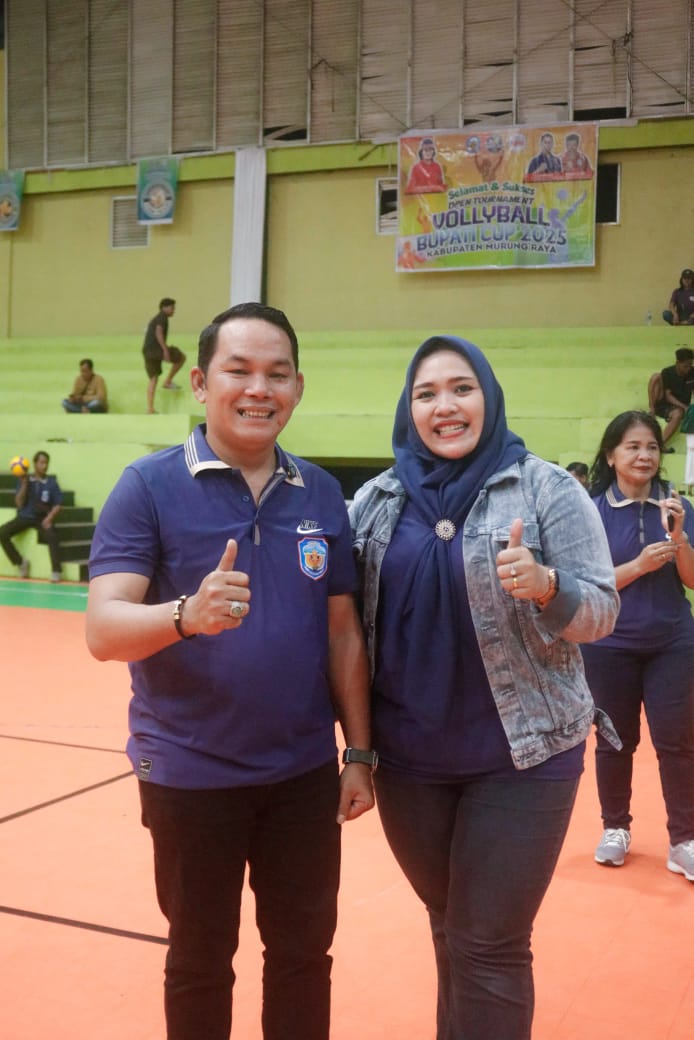 Waket I DPRD Mura Hadiri Turnamen Bola Voli Bupati Cup 2025