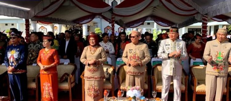 Hadiri HUT ke 23 Kabupaten Mura, Pj Bupati Barut Sampaikan Apresiasi Atas Capaian Pembangunan Yang Telah di Raih Kabupaten Mura Sejauh ini